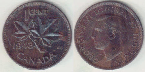 1943 Canada 1 Cent